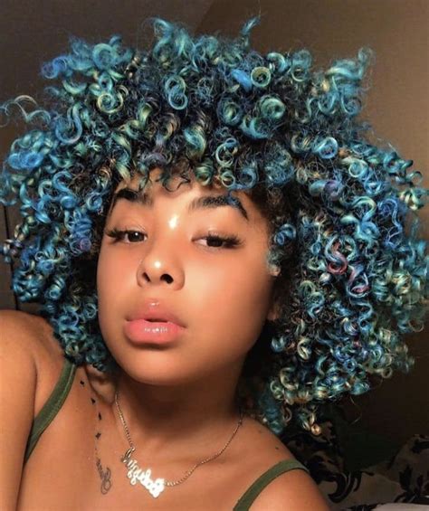 Pinterest Puregold340🌸 Instagram Puregold340 Dyed Natural Hair