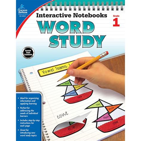 Knowledge Tree Carson Dellosa Education Interactive Notebooks Word Study Resource Book Grade