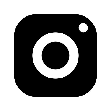 Instagram Logo Silhouette Png Isolated Hd Png Mart