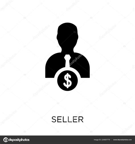 Seller Icon Seller Symbol Design Ecommerce Collection Simple Element