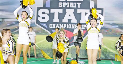 Mphs Cheerleaders Compete In Uil Spirit State Championships Mount