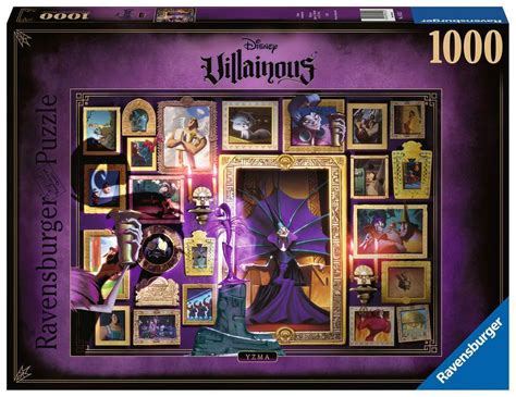 Inspirée du jeu de société disney villainous par ravensburger, cette illustration exclusive met à l'honneur l'univers maléfique d'yzma, conseillère de l'empereur kuzco et rêvant de prendre sa place ! Buy Ravensburger - Villainous Yzma Puzzle 1000pc