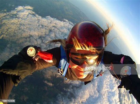 Woman Skydiving Photos And Premium High Res Pictures Getty Images