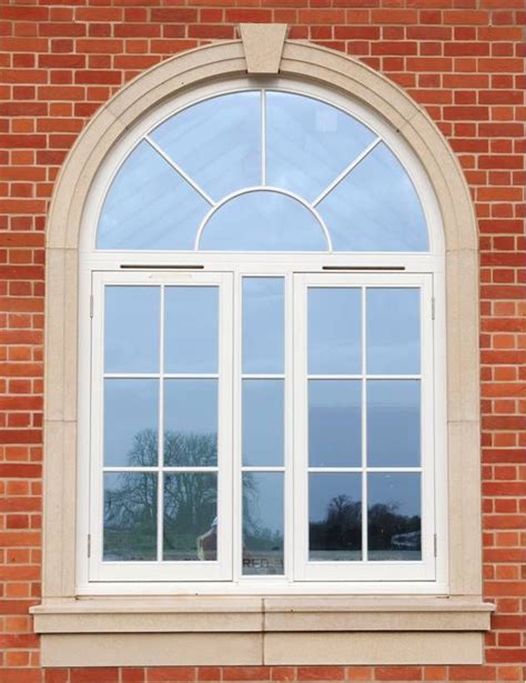 Ever White Windows Casement Windows Front Window Design Arched