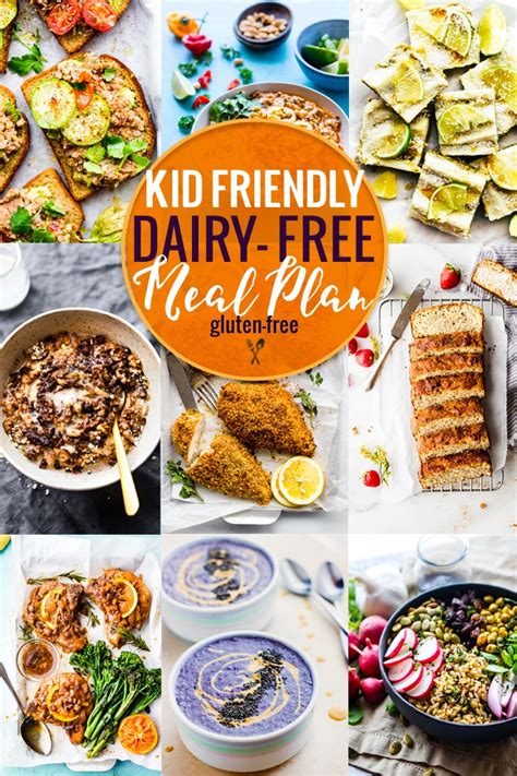 You have to learn about grain substitutes and dairy substitutes. Kid Friendly Dairy-Free Meal Plan | Cotter Crunch - Gluten ...