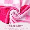 Amazon Frienda Preppy Throw Blanket Pink Smile Face Blanket Cute