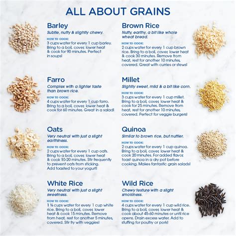Types Of Grains Foods Co