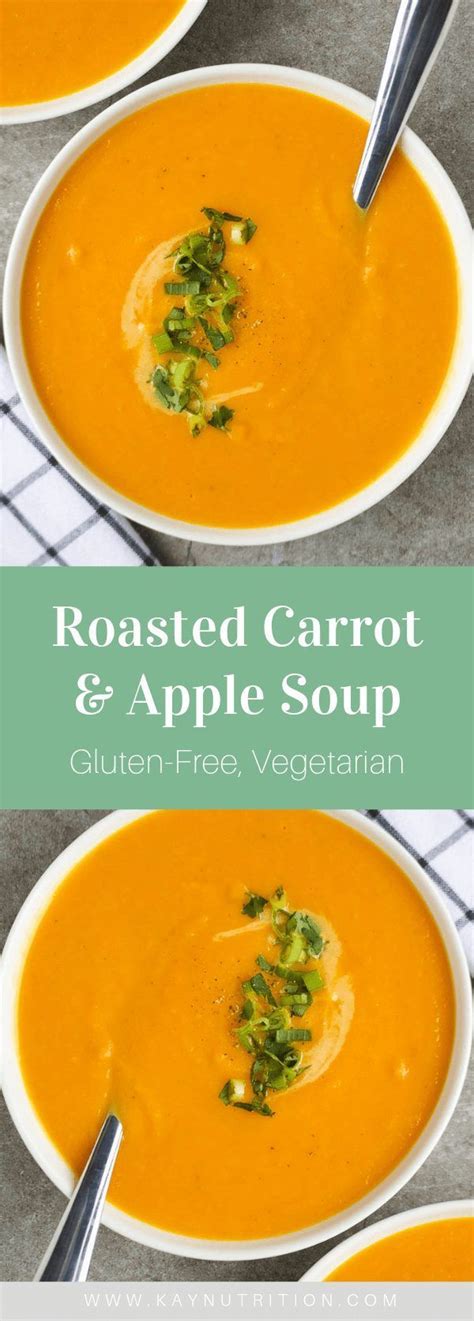 I came up with it after enjoying baked potato soup at one of our favorite restaurants. Roasted Carrot & Apple Soup | Recipe | Vegetable soup recipes, Carrot soup recipes, Roasted ...