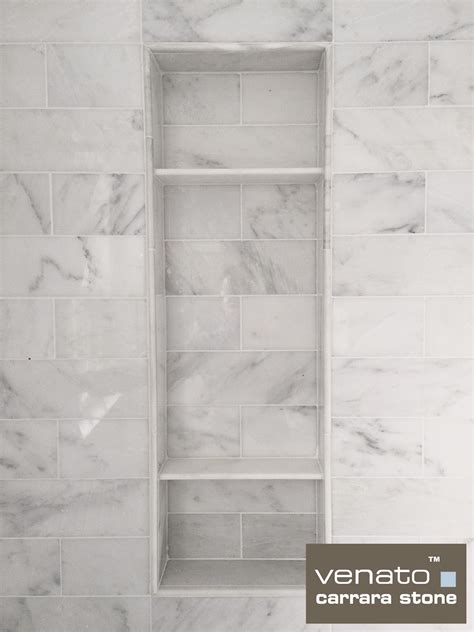 Carrara Venato Marble Polished 4x12 Subway Floor And Wall Tile