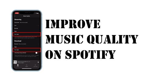 How To Improve Spotify Music Quality On Iphone Youtube