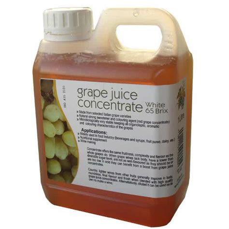 White Grape Juice Concentrate 1 L Brewing At Home