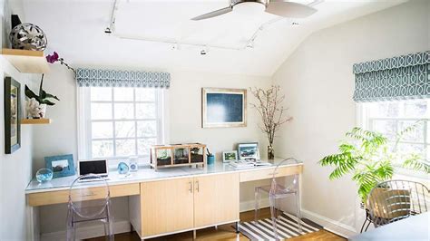 Houzz Features Light And Airy Home Office Collaboration