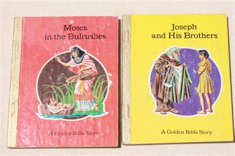 Collection Of 1960s Vintage Little Golden Books Bible Stories Series