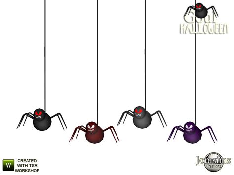 The Sims Resource Goul Halloween 2020 Ceiling Spider Deco