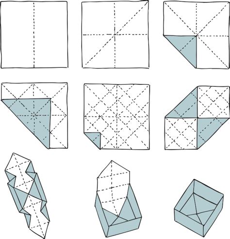 Wie man aus papier eine giraffe faltet. ORIGAMI SCHACHTEL (mit Bildern) | Schachtel falten ...