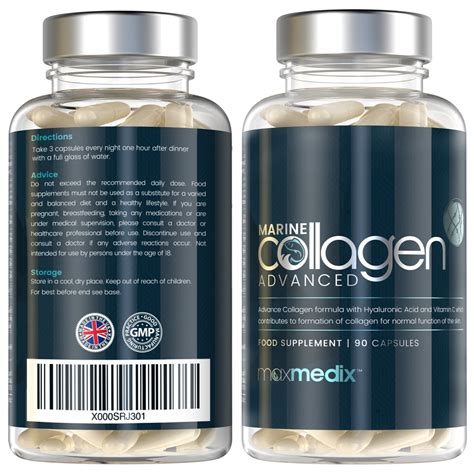 Marine Collagen Advanced 90 Capsules | Skin, Bone and ...
