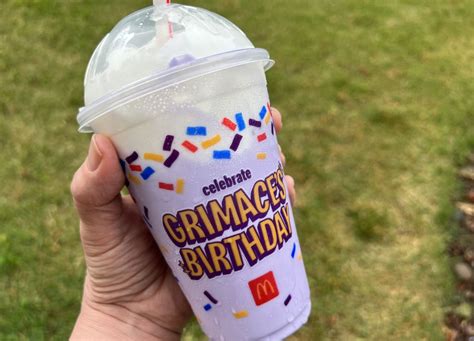 Mcdonalds Releases New Shake In Honor Of Grimaces Birthday And Yes