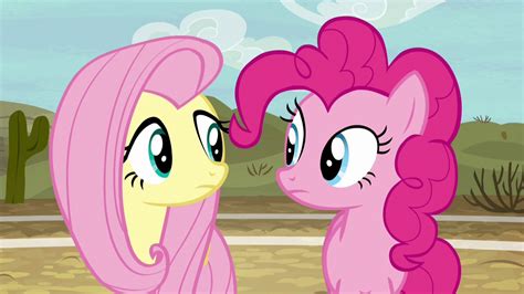 Image Fluttershy And Pinkie Listen To Rainbow Dash S6e18png My