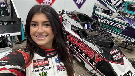 Popular Driver Hailie Deegan Shows Off Her Ride Says Theres No Off