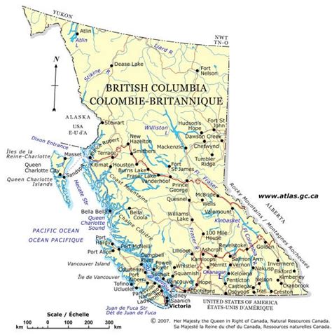 Map Of British Columbia 680 News