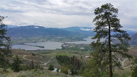 Overlooking The Town Of Osoyoos British Columbia Home Of Canadas