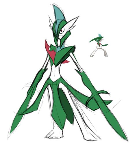 Mega Gallade Concept By Wforwumbo On Deviantart