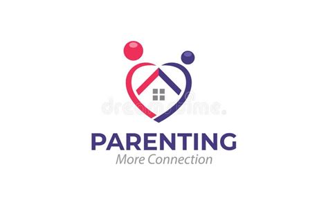 Illustration Vector Graphic Of Healthy Parenting Connecting Logo Design