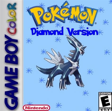 Pokemon Diamond Version Game Boy Color Box Art Cover By Fetcher