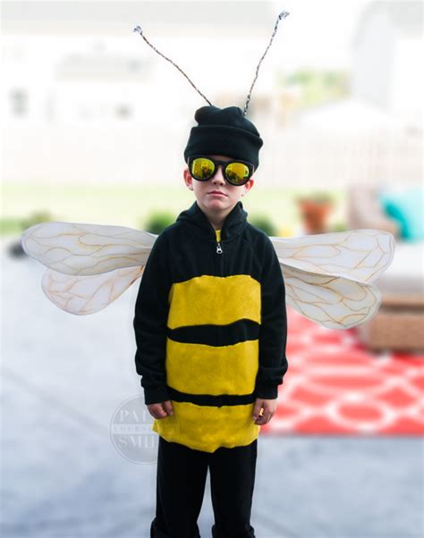 Easy Diy No Sew Bee Costume Woodlark Blog