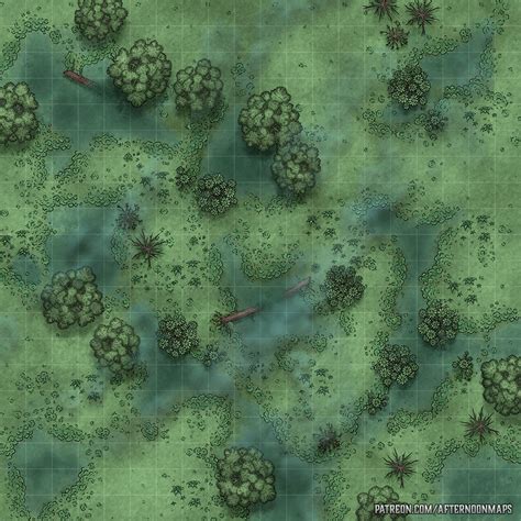 Swamp Battle Map Launch Afternoon Maps