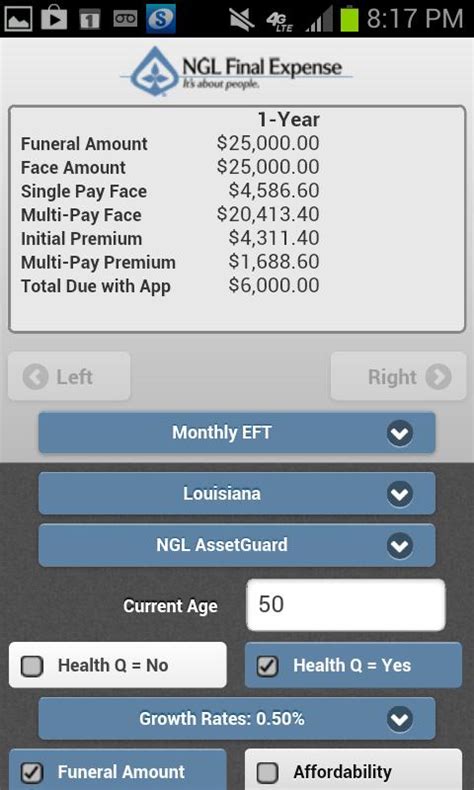 Where can i get quotes? NGL Insurance Rate Calculator - Android Apps on Google Play