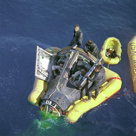 Gemini 8 Mission Rescue Photograph By Nasascience Photo Library Fine