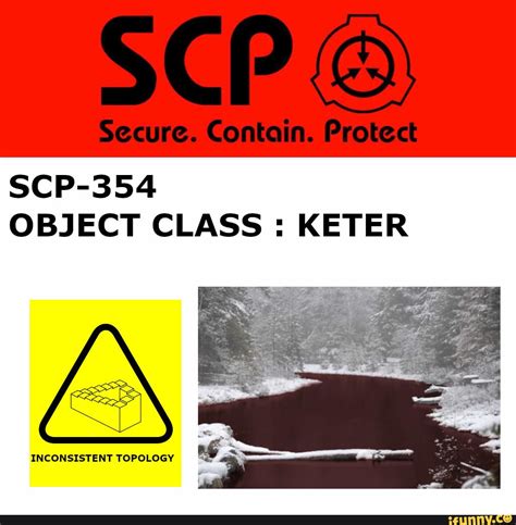 Scp 354 Sign Scp Secure Contain Protect Scp 354 Object Class