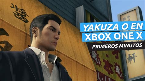 Primeros Minutos De Yakuza 0 En Xbox One X Youtube