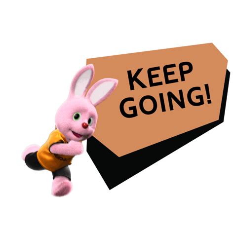 Lets Go Running Sticker By Duracell Bunny For Ios And Android Giphy