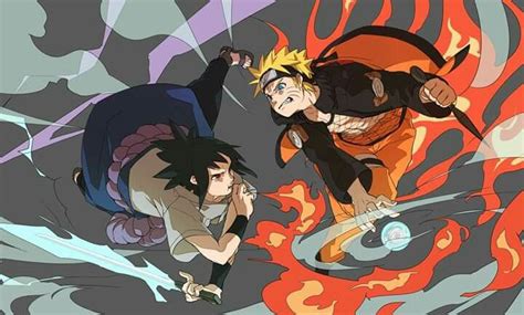 Final Battle Sasuke Uchiha Naruto Uzumaki Naruto Vs Sasuke Naruto