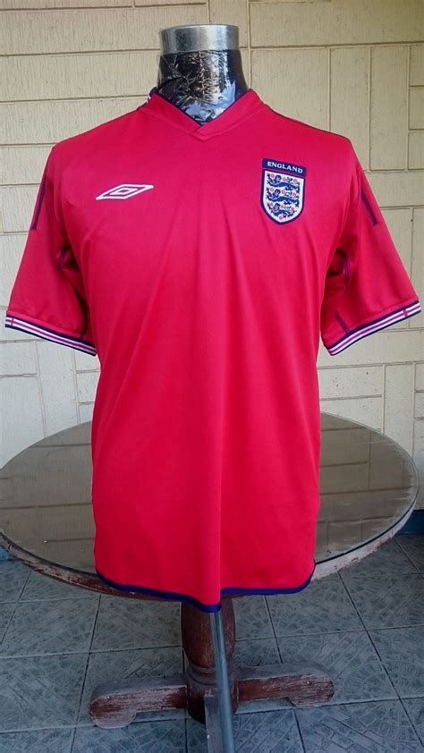 England 2002 World Cup Quarter Finals Reversible Jersey Shirt Retro
