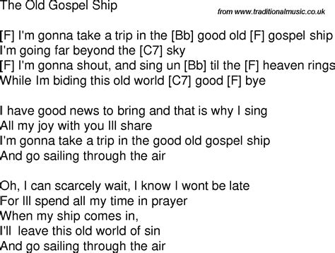 At the disco learn how to play chords diagrams. Old time song lyrics with chords for The Old Gospel Ship F ...