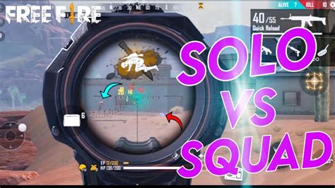 Drive vehicles to explore the. SOLO VS SQUAD - FULL GAME PLAY - Garena Free Fire ...