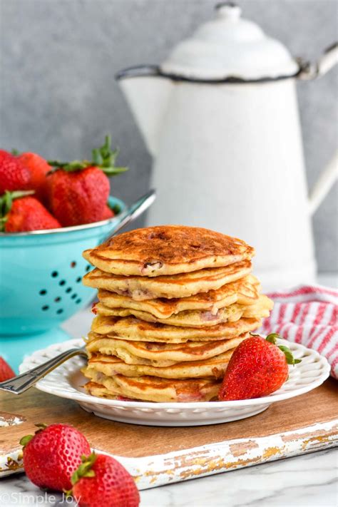 Strawberry Pancakes Simple Joy