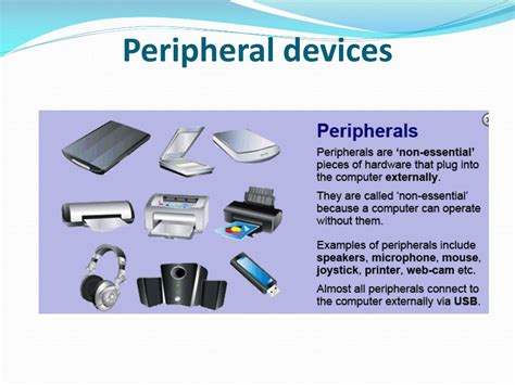 Peripheral Devices Examples