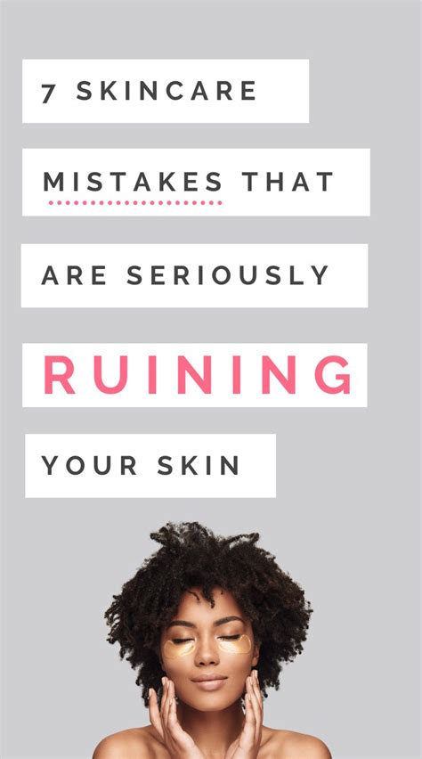Skincare Tips 7 Skincare Mistakes Youre Making
