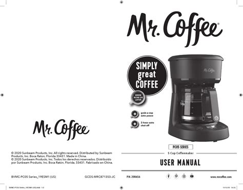 Manual Mr Coffee