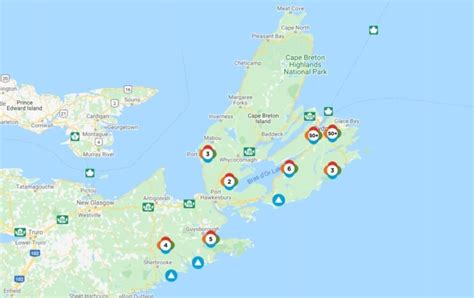 Nova Scotia Power Outage Map Map