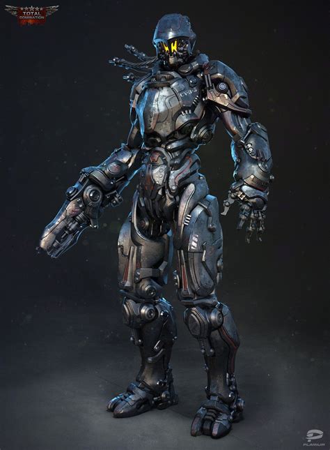 Cyborg Alex V Sci Fi Armor Sci Fi Armor Concept