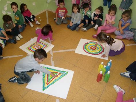 Profe Rafa De Infantil Repasamos Con Pintura Las Figuras Geométricas