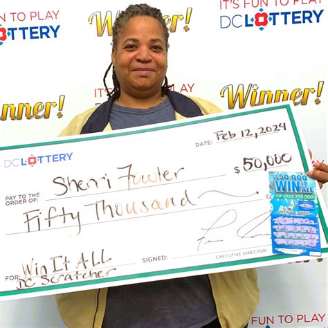 D.C. Woman Nets Second Big Win with DC Scratchers | DC Lottery