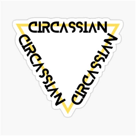 Circassian Triangle Sticker By Adigaforever12 Redbubble