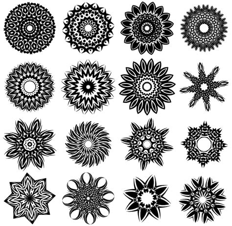 In tribal tattoos different flowers have different symbolism. Free Tribal Flower Tattoo Designs Vector