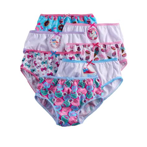 Jojo Siwa Jojo Siwa Girls Underwear 7 Pack Cotton Panties Little
